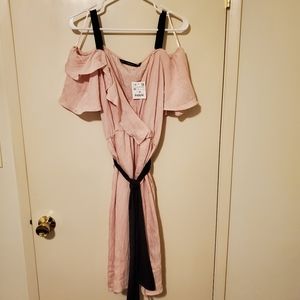 Pink zara summer dress